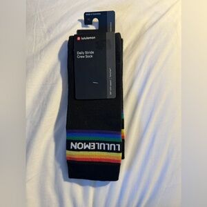 NWT Lululemon Daily Stride Crew Socks